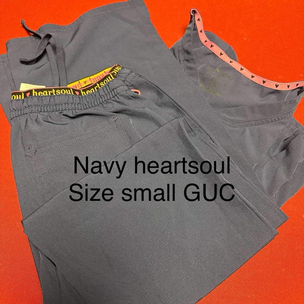 HeartSoul Navy Scrub Set